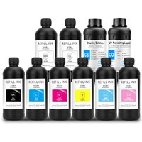 500ML Hiqh Quality UV Ink For Epson TX800 XP600 DX5 DX6 DX7 i3200 i1600 5113 4720 1390 1400 1410 L800 L805 L1800 Hard & Soft Ink