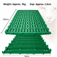 Plastic Livestock Flooring Panels for Goat Sheep, Heavy Duty Drainage Slats Anti-Slip Easy Clean Corrosion Proof, Custom Sizes