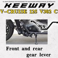 FOR Keeway V Cruise 125 Keeway V302c modified front and rear gear levers aluminum alloy gear lever pedal