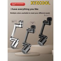 Robotic Arm Universal Faucet Extender Rotatable Nozzle Washbasin Multi-functional Universal Connector Splash-proof Artifact