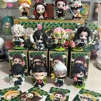 2026 Tanjiro Kamado Nezuko Demon-Slayer Anime Cartoon Figure Blind Box Creative Personalized Statue Ornament Surprise Gift Box