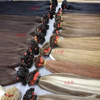 Straight Flat Tip Hair 100% Human Keratin K Capsules Brazilian 1g/s Extensions Natural Real Silky Pre Bonded Ombre Color Braid