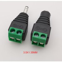 10Pcs 12V DC Male Female Connector 5.5 x 2.1MM 5.5*2.5MM 3.5 x 1.35MM Barrel Connector for CCTV Security Camera Led Strip