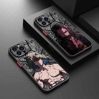 Phone Case For iPhone 17e 17 16e 16 15 14 13 12 11 Pro Air Max X XR XSMax 7 8 6s Plus Demon Slayer Passionate Matte Clear Cover