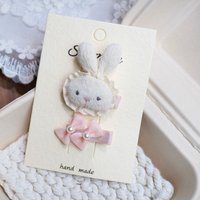 1Pair New Cute Cartoon Rabbit Hair Clips Sweet Headwear Side Clip Baby Hairpin Hair Accessories