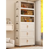Large Capacity Foldable Storage Box for Home Use - Clothes Quilts Toys Snacks Organizer Cabinet - Super Size Storage Solution
