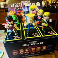 Official Mighty Jaxx Street Fighter Arcade Game Pixel Series Blind Box Figure Trendy Toy Collectible