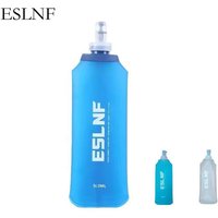 ESLNF Traveling Water Bottle Cycling Water Bottle Soft Portable 500ml Extract Water By Squeezing Food-grade Water Bag