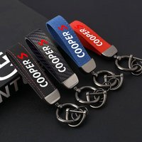 Suede Car Key Rings For Men Women Fashion Key Accessory Keyrings Gifts Fashing Decoration For mini coopers Car Accessorie