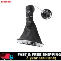 55496814 For Vauxhall Corsa E Adam Shift Lever Shift Boot Gear Knob 5-Speed Gearshift Lever with Knob