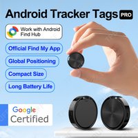 Google Find My App Android Find Hub GPS Locator Airtag Case GPS Fahrzeug für Fahrrad Auto Motorrad Katzen Smart Consumer Electron
