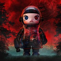 POP MART MEGA SPACE MOLLY 1000% Stranger Things Limited to 1pc per order