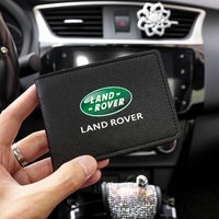 Car Card Holder Wallet Vehicle Driver's License Holder For Land Rover Range Rover Evoque discovery Freelander Car Accessories