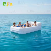 Commercial Customized Inflatable Sofa Pools Swimming Pool With Sofa Portable Pool Lounge Sofa for Backyard Party Water Fun