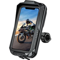 Wodoodporny uchwyt na telefon rowerowy, uniwersalny uchwyt na telefon na kierownicę motocykla, stojak na telefon komórkowy do motocykla, skutera, uchwyt mocujący.