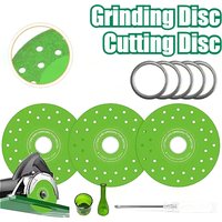 Grinding Disc Cutting Disc 1/3/5/10pcs Steel Tile Ceramic Cutting Disc Diamond Glass Green Grinding Disc High Manganese