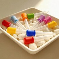 1/3/5PCS Silicone Bulb Plastic Straw Graduated Dropper Titrator for Scented Candle Handmade Essence Pigment Adding Tools