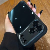 Luxurious and high-quality semi-transparent Leica metal lens frame protective case suitable for iPhone 17 Promax 16 15 14 13 Pro