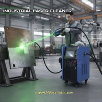 Handheld 100W-500W Pulse Laser Cleaning Machine New Type Metal Stainless Steel Stone Wood Oil Paint Rust Removal Laser Cleaner
