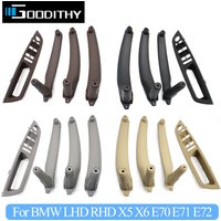 Upgraded LHD RHD Car Interior Door Pull Handle Inner Armrest Panel Cover Replacement For BMW X5 X6 E70 E71 E72 2007-2013