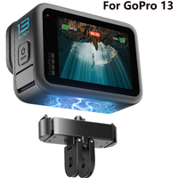 Metal Magnetic Quick Release Base For GoPro 13 Black Adapter Holder Bracket Sports Camera for GoPro Hero 13 Camera Accessories