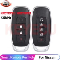KEYECU KR5TXPZ1 KR5TXPZ3 S180146102 Smart Remote Key For Nissan Versa Pathfinder Rogue Kicks Qashqai Aryia 4A Chip 433MHz ASK