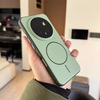 For Huawei Honor Magic 8 8Pro Case Shockproof Magnetic Wireless Charging Anti-fingerprint Back Hard Silicone Phone Shell Cover