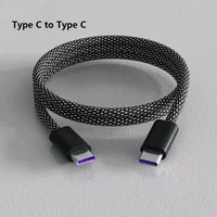 240W Magnetic Cable USB C To Type C Fast Charger for iPhone1716 Xiaomi USB A To TypeC Data Charging Wire tablets MacBook Samsung