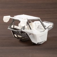 1/24 Nylon Cage Rock Buggy Frame Kit with Panels Interior for Axial SCX24 Custom Build Upgrade Parts