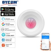 Tuya WiFi Light + PIR Motion Sensor Smart Home Infrared Passive Detector Smart Life App Support Alexa Google Home