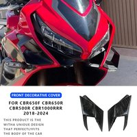 FOR HONDA CBR650F CBR650R CBR500R CBR1000RRR 2018-2024 Front Fairing Winglets Aerodynamic Wing Shell Cover Protection Guards Kit