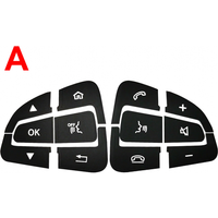 Replacement Button Overlay Decal for Mercedes-For GLA GLB GLC GLE GLS B C E Class Steering Wheel Control Buttons