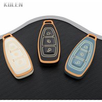 TPU Car Remote Key Cover Case Shell Fob For Ford Fiesta Focus 3 4 Mondeo Ecosport Kuga Focus C-Max ST Escape Key Protect Holder