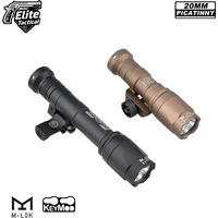 Surefir M300A M600C M640U flashlight with button tail cover suitable for M-LOK KEY-MOD 20mm track hunting tactical air gun