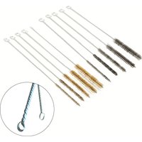 5/10pcs Cleaning Brushes Stainless Steel Cylinder Wire Tube Pipe Cleaning Brush Thread For Polish Clean Rust Removal