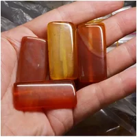 40mmx20mm Straight hole natural stone striped rectangular pendant Pendant Charm Jewelry Making Diy earrings necklace bracelet