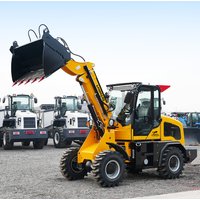 Euro 5 Multifunctional Small Wheel Loader 4WD All Terrain Transport Loader Heavy Construction Telescopic Mini Loader Customized