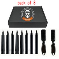 Hot Sale Beard Filling Pen Kit Beard Enhancer Brush Beard Coloring Shaping Tools Waterproof Black Brown Hair Pencil Man Cosmetic