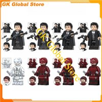 Superhero 5cm Movie Figure Daredevil Perimeter PVC Model Assembling Building Blocks Desktop Decoration Ornaments Gift Puzzle Toy