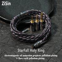 ZiSin-51 with Modular In-Ear Headphone Upgrade Cable with IE900 2-Pin MMCX mini 4xlr for M5 Olina Fudu DZ4 Quintet F1 Pro