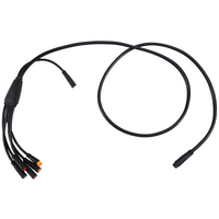 A06F-Extension Cable For Julet Ebike 1T6 Waterproof Cable 9 Pins Electric Bicycle Connectors For Throttle,Brake Display