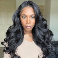 250% Density Body Wave Wig 13x4 HD Transparent Lace Frontal Human Hair Wig For Black Women YAWAWE Body Wave Lace Frontal Wigs