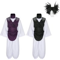 Anime Jujutsu JJK Manga Choso Cosplay Costume Kaisen Choso Cos Top Vest Pants Burgundy Uniform Halloween Outfit For Women Men