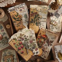 30pcs Lost Memory Series Retro Journal Scrapbook Background Decorative Paper Creative Collage DIY Handmade Aesthetic Craft Paper