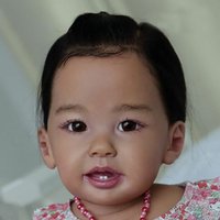 28inch Doll Kit Teegan with Body Cloth Realistic Reborn Doll Kit Unfinished Doll Parts