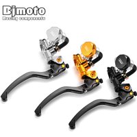 AliExpress BJMOTO RACING COMPONENTS Handlebar Brake Clutch Levers Handle Handlebar 400-1000CC Brake Cylinder Hydraulic Pump For Pit Bike ATV Dirt Bike Scooter