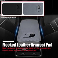 Car Seat Protection Center Console Armrest Mat Accessories For Audi Quattro RS Sline ABT Allroad TT S1 S2 S3 S4 S5 S6