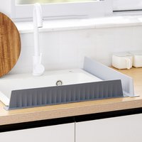 Silicone Kitchen Sink Splash Guard Reusable Heightening Bar Countertop Water Baffle Plate for Added Kitchen Efficiency