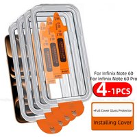 4/3/2/1pcs For Infinix Note 60 Pro Glass Infinix Note 60 Tempered Glass Full HD Dust Free Screen Protector Infinix Note 60 Pro