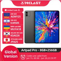 Teclast ArtPad Pro 12.7" 2.2K UHD Display 20GB RAM (8+12 Virtual) 256GB ROM Helio G99 10000mAh 30W Android 15 Tablet Global LTE
